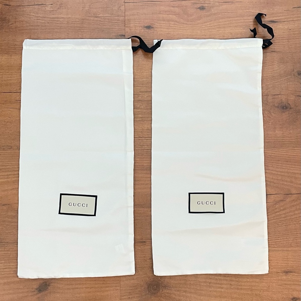 New Gucci Shoe Dust bags ( set of 2 )